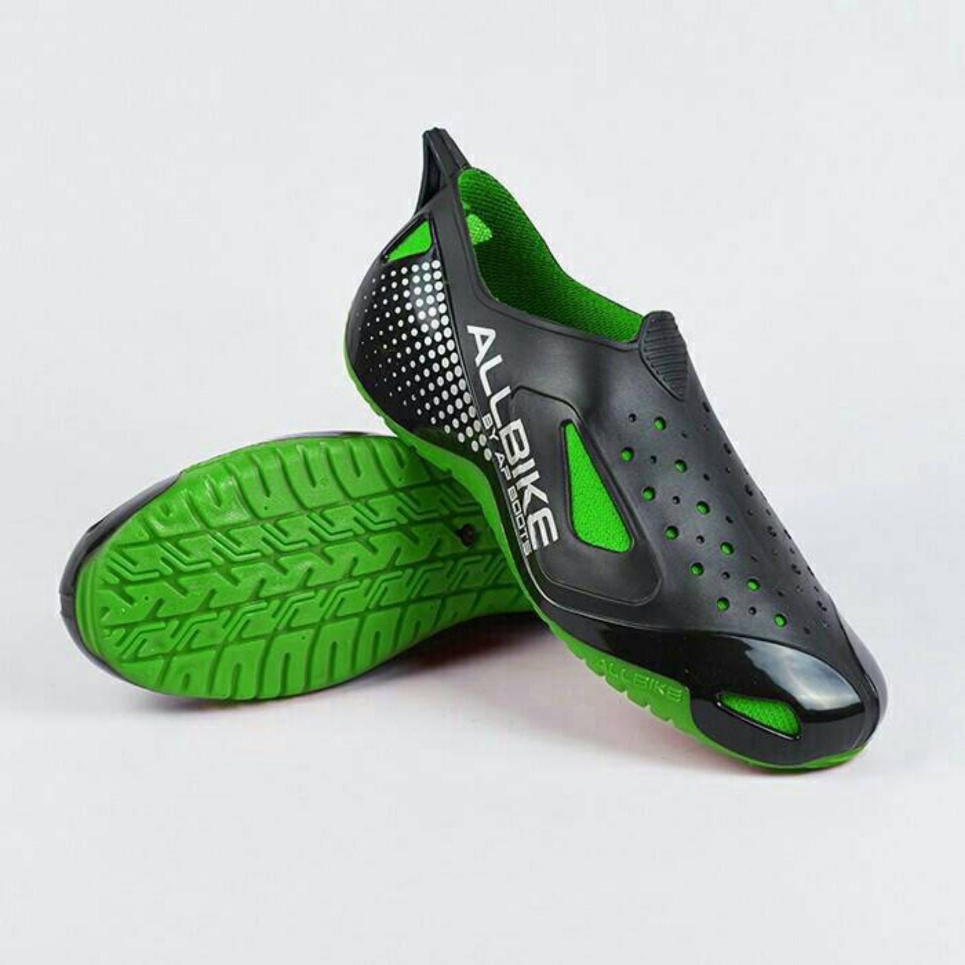 JP412 - Sepatu Boots Karet All Bike Anti Air - Hijau Muda