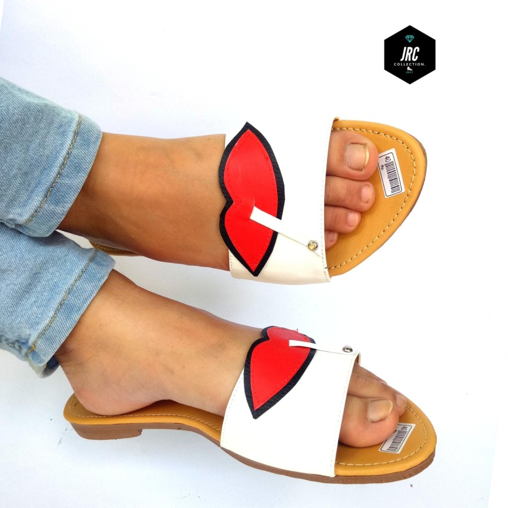 jrc-sandal kokop sendal lucu gambar kiss