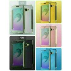 Jual Flip Cover Mirror Autolock Case Samsung Galaxy A320 / A3 2017 Murah