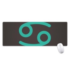 Juni Juli Kanker Rasi Pola Non-slip Alas Mouse Besar Diperpanjang Permainan Kantor Titched Tepi Computer Alas Hadiah-Internasional