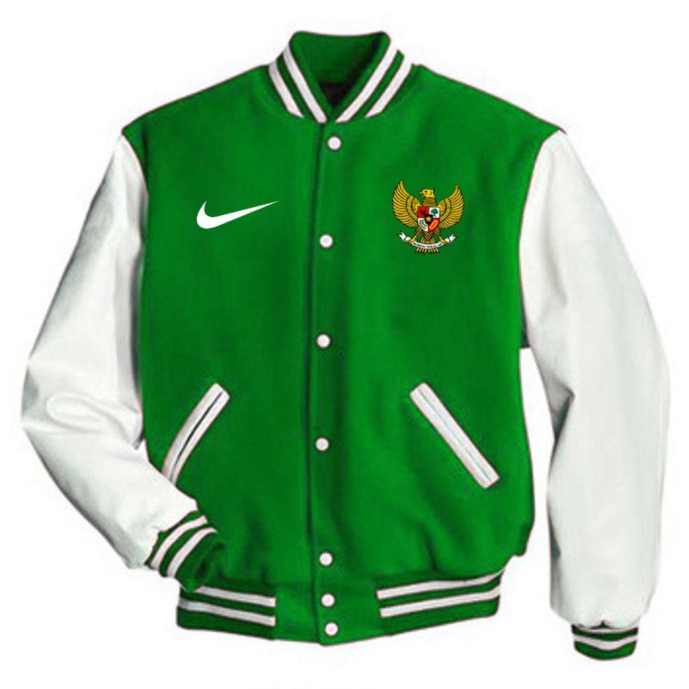 Just Cloth Jaket Varsity Baseball Timnas Indonesia
