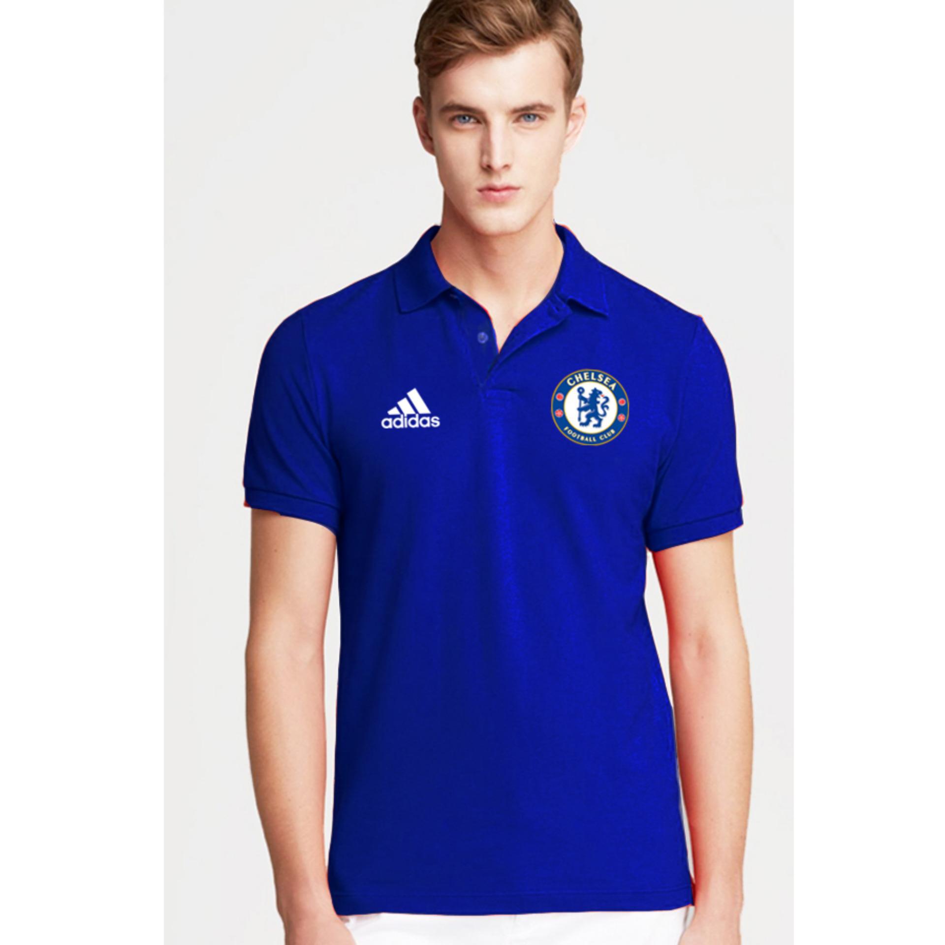 Just Cloth Kaos Polo Chelsea A-033 - Biru