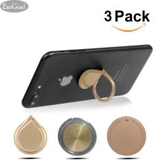 Jvgood 3 Jenis Ponsel Cincin Grips, jari Lingkaran Penyangga Penahan 360 Derajat Dudukan Mobil untuk iPhone 7 6 Plus 7 6 5 5C 5 S iPad samsung Galaksi S7 Sisi S6 Sisi