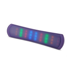 JY-12A Bluetooth Stereo Speaker. Nirkabel Bluetooth 3.0 SpeakerwithColorful Desain Lampu LED. Digital Layar. Suara HD. FM Radio. MoreBass dan Build-in MIC Penopang Fungsi Bebas Genggam. CompatibleWithAll Perangkat Bluetooth (Ungu)-Intl