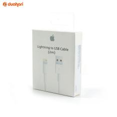 Kabel Charger iPhone Original Lightning to USB Cable Kabel Data Asli Kabel Cas Apple iPhone 6 6s 6 Plus 6+ 7 7 Plus 7+ (2 Meter)
