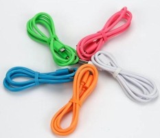 Kabel Data / Charger / Cassan Micro Usb Gepeng Warna Warni Murah