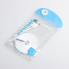 Kabel Data Charger Micro USB VIVAN CM180 Panjang 180Cm ORIGINAL