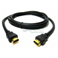 Kabel HDMI Kabel HDMI High Speed Video Audio Cable 1.8M Gold Plated Plug Male to Male HDMI Cable HDMI Cable for Playstation Kabel HDMI untuk PS 3 PS4 - Hitam
