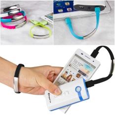 Kabel Micro USB Bentuk Gelang Silikon