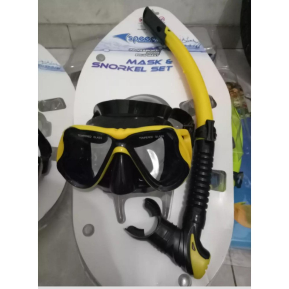 Kacamata Snorkeling Selam Alat Snorkel Ranang Snorkling Diving Merk Speeds