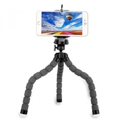 Kamisafe KT-Ini Fleksibel Tripod Portable Adjustable Octopus Tripod Kaki Selfie Stick Stand dengan 1/4 Quick Release Plate & Klip Telepon untuk IPhone Ponsel GoPro Mini DSLR Kamera-Intl