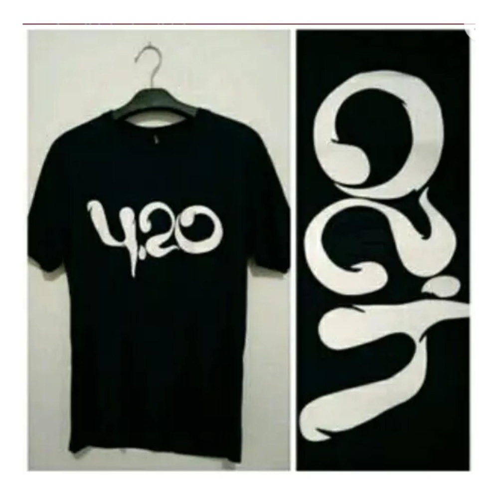 Kaos 4:20, 4 20, Tshirt, Baju, Kaos Distro, Reggae,4.20 , T-Shirt, Pakaian Pria, Baju Pria, Kaos Cowok, Hitam