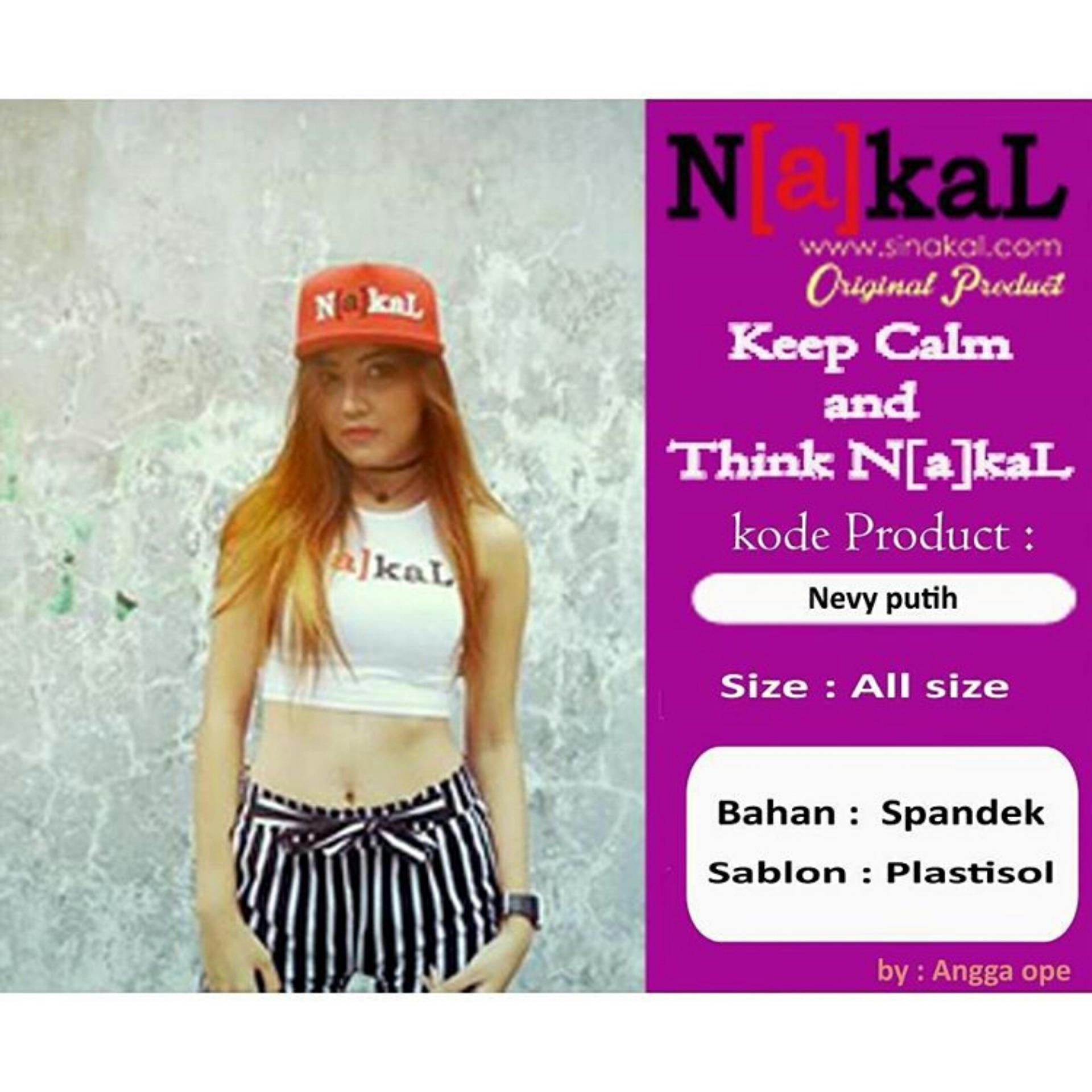 Kaos Distro Nakal Original Nevy Putih