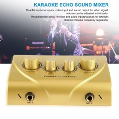 Karaoke Sound Mixer Professional Audio System Machine Portable Mini Digital Gold - intl