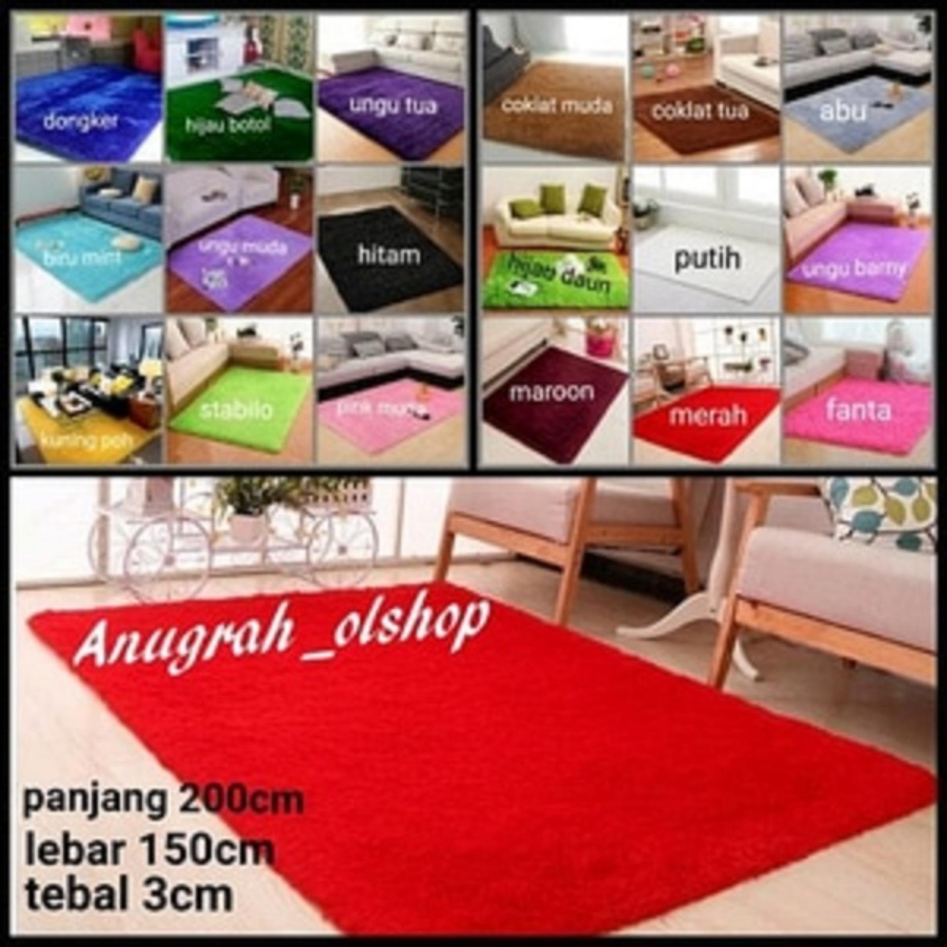 karpet/matrass bulu rasfur lembut dan empuk uk 150x200x3cm murah