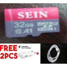 Kartu Memory SEIN ULTRA 32GB Class10 A1 Free Server Batok Samsung+Kabel Data Universal