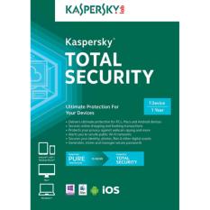 Kaspersky Total Security / Pure 2019 1 PC 1 Tahun (KTS)