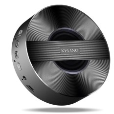 Keling A5 Bluetooth Speaker Mobile Nirkabel Mini Speaker Kecil Steel Portable Kartu Luar Ruangan Subwoofer-Intl