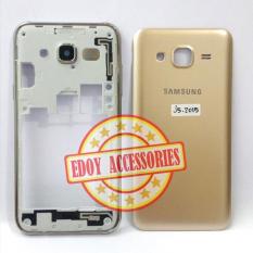 Kesing Samsung Galaxy J5 2015 GOLD - J500 J500F J500G J500H - Chasing Casing Housing Fullset
