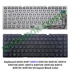 Keyboard ASUS X441 X441S X441SA X441SC X441U X441UA A441 A441U Black