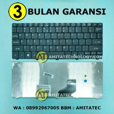 Keyboard Laptop ORIGINAL Acer Aspire One D255 D255E D257 D260 D270 Hitam