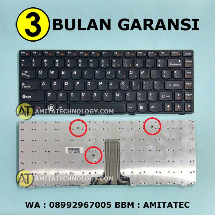 Amita - Keyboard Laptop ORIGINAL Lenovo G480 G485 V480 V485 B480 B485
