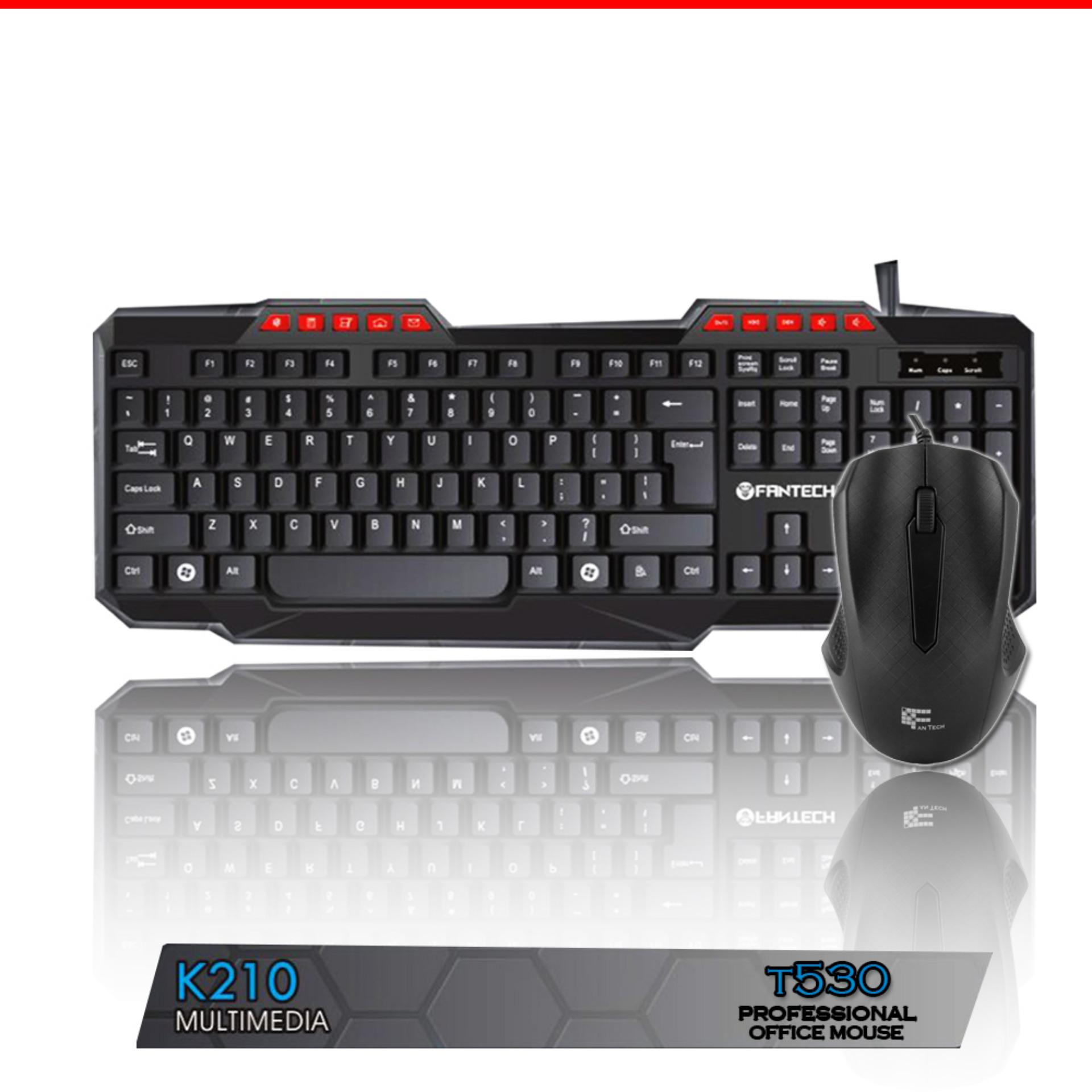 keyboard multimedia K210+ mouse office t530