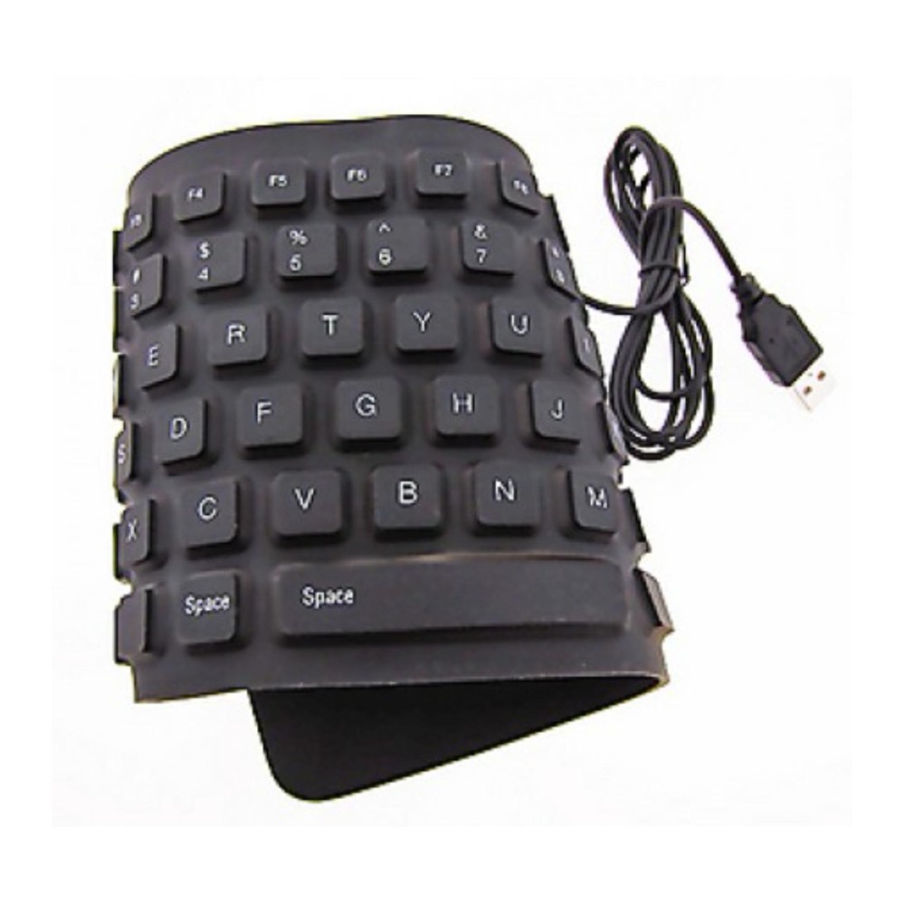 keyboard usb flexible gulung anti air Ter baru