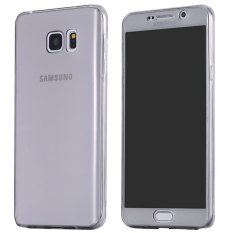 Kimi TPU Case 2 Side Samsung Galaxy Note 5 Front and Back Case - Clear Transparant