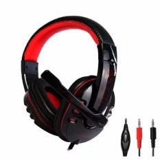 Kinbas VP-X9 HiFi Gaming Headset dengan Mic Microphone High Quality Peralatan Audio Video Headphone Game Main Team Online Multiplayer Game RPG MMORPG Real Time Strategy Battle Net Play First Person Shooter Komputer Gamers LAN - Hitam