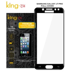 King Zu Tempered Glass for Samsung Galaxy J7 Pro Full - Hitam