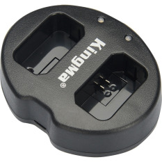 Kingma Dual Battery Charger for Sony A5000 A5100 A6000 A7R NEX6 5T 5R 5N - NP-FW50 - Black