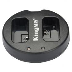 Kingma Dual Battery Charger for Sony A5000 A5100 A6000 A7R NEX6 5T 5R 5N - NP-FW50 - Black