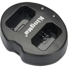 Kingma Dual Battery Charger for Sony A5000 A5100 A6000 A7R NEX6 5T 5R 5N - NP-FW50 - Black