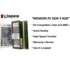 Kingston - Kingston Ddr3 4Gb Ram Pc