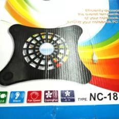 Kipas Laptop/Cooling Fan/Cool Player Merk Ace Nc-18 Untuk Ukuran 10-14 Inch
