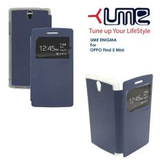 (Kirim Sore Ini) Flip Soft Case UME Imagine OPPO R827 (Find 5 Mini)