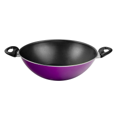 Kirin Nafiri Nonstick Wok - 32 cm - Ungu