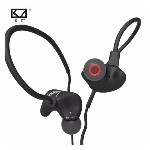 Knowledge Zenith Earphone Sport dengan Mic KZ-ZS3 Black