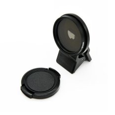 Kobwa Lensa iPhone, 37 Mm Lensa Kamera Profesional Circular Polarizer Kit Klip Di UNTUK iPhone 6/6 Plus/6 S/6 S Plus/5 /5 S/4/4 S, iPad Air/Mini, Samsung Galaxy/Note, Sony Xperia (Hitam)-Intl