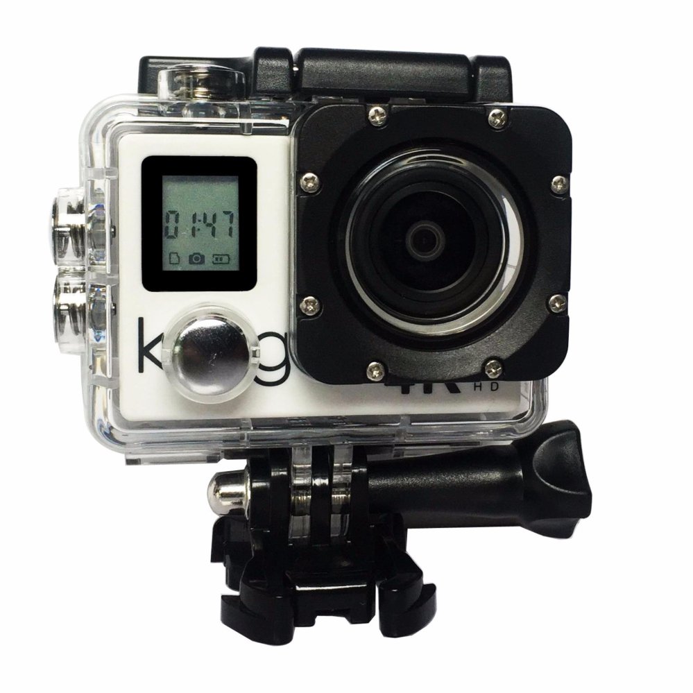 Kogan Action Camera 4K NV UltraHD - 16MP - Putih - WIFI