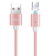 koklopo Magnetic Type-C Cable, Nylon Braided 2A USB Charger Fast Charging And Data Sync With LED Indicator Light For Samsung S6 S7,HTC,LG - intl
