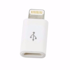 Konventer Konektor Micro USB to Lightning iPhone 5 / 5S / 5C / 6 / 6S / 6SE Charger - UNIVERSAL