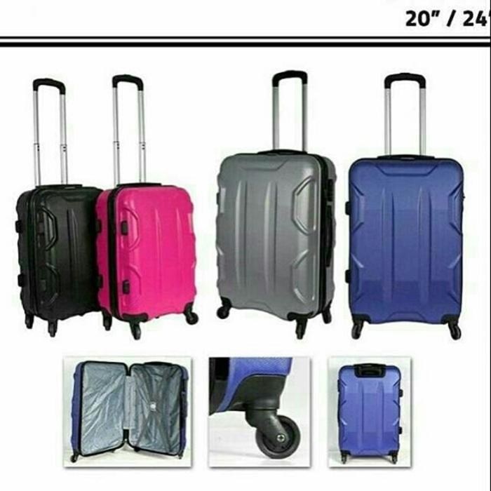 Koper Murah 20 Inch Cabin Size Polo Fiber Free Ongkir Jakarta Depok Ta