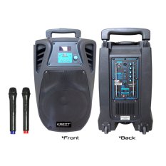 Krezt Portable Speaker System WAS-110FV Bluetooth (10 Inch)