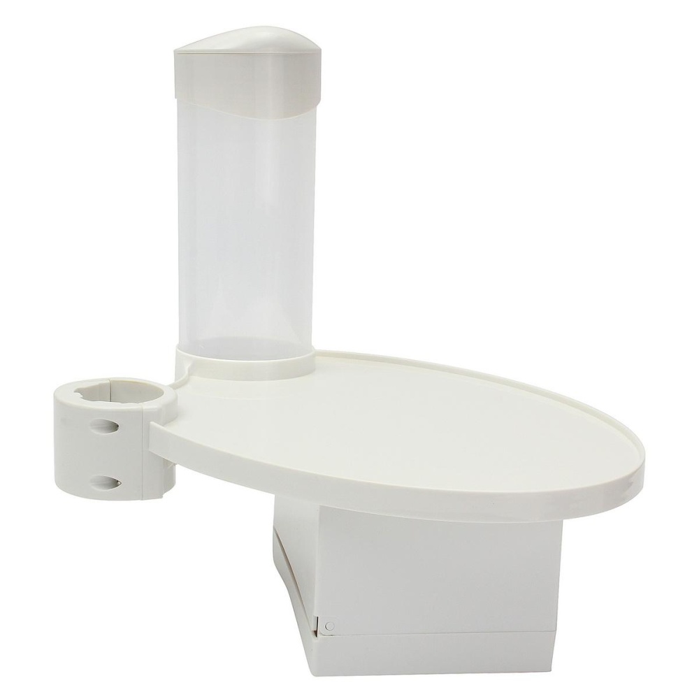 Kursi Gigi Aksesoris 1 Disposable Cup Penyimpanan Pemegang 1 Post Mounted Baki Baru-Internasional