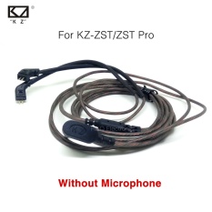 KZ ZST/ZST Pro Kabel Khusus 0.75mm 2-Pin Kabel Yang Ditingkatkan Ganti Kabel 2 PIN Kabel Upgrade Ues untuk KZ ZST/ZST Pro Tanpa MIC-Intl