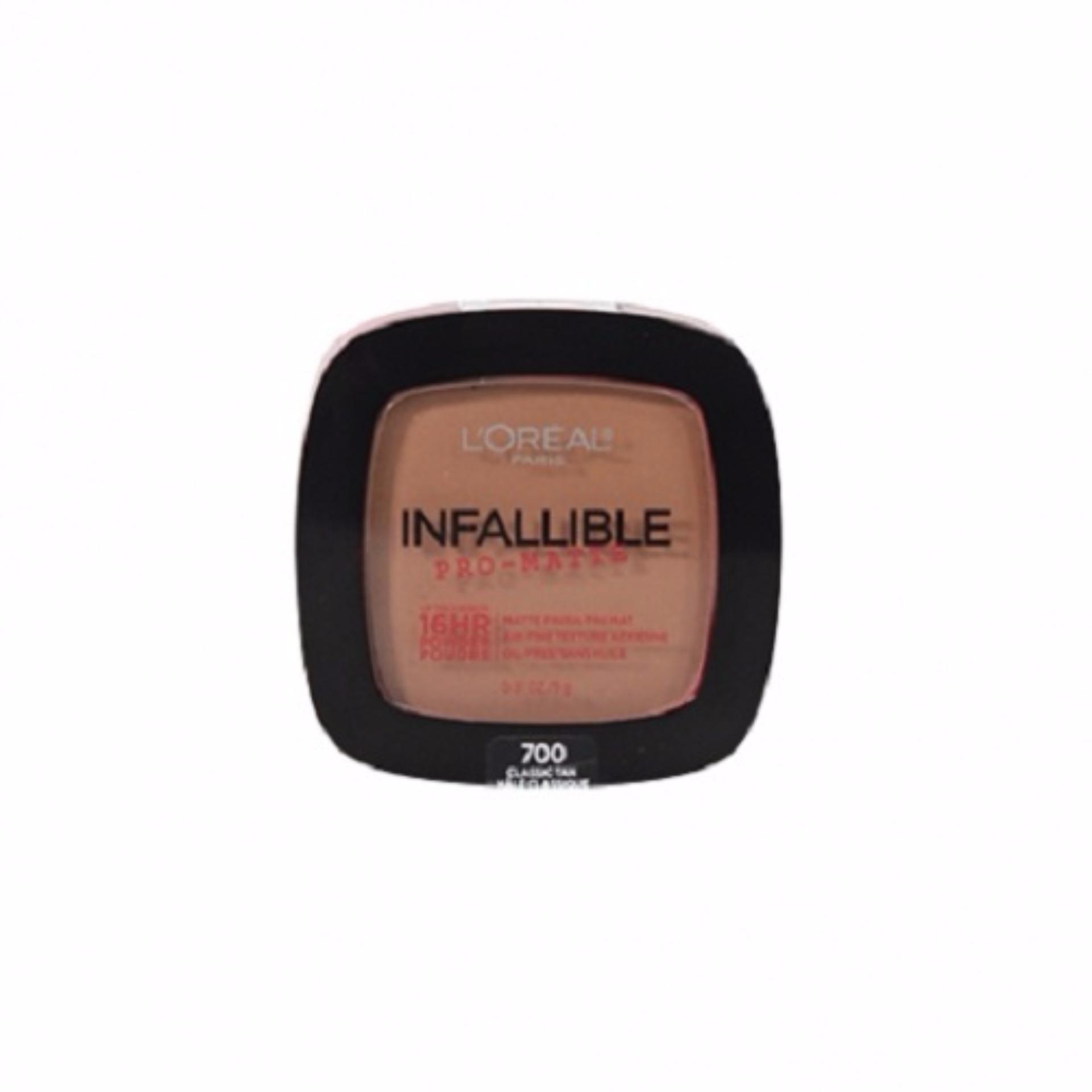 L'Oreal Paris Infallible Pro Matte Powder - 700 Classic Tan by L'Oreal Paris Makeup Loreal Padat / Compact Powder Matte For Normal to Oily Skin / Kulit Berminyak Long Lasting Tahan Lama Flawless