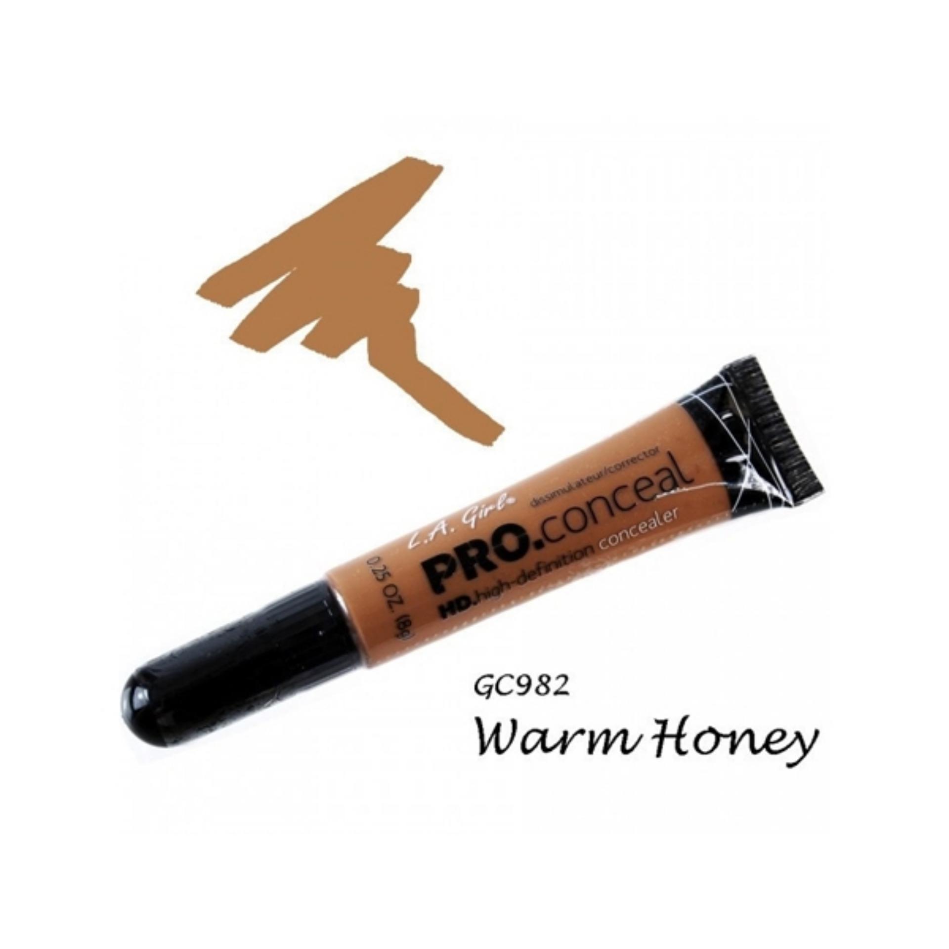 LA Girl HD Pro Concealer Warm Honey Corrector - Atasi Bekas Jerawat Lingkar Hitam Garis Halus Contour