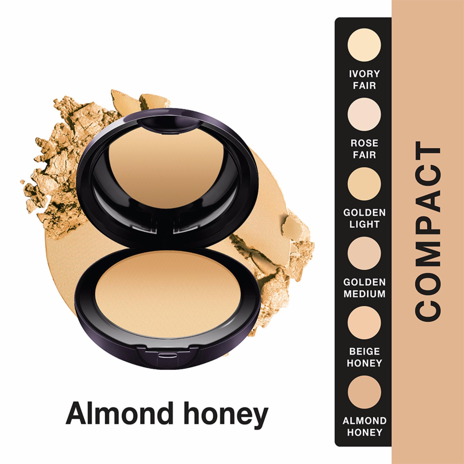 Lakme Absolute Reinvent White Intense Wet and Dry Compact Powder - Almond Honey